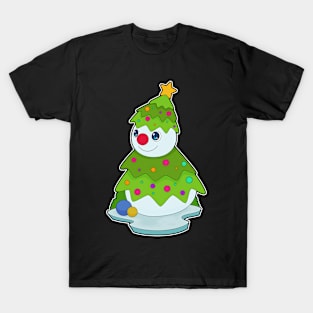 Snowman Christmas Christmas tree T-Shirt